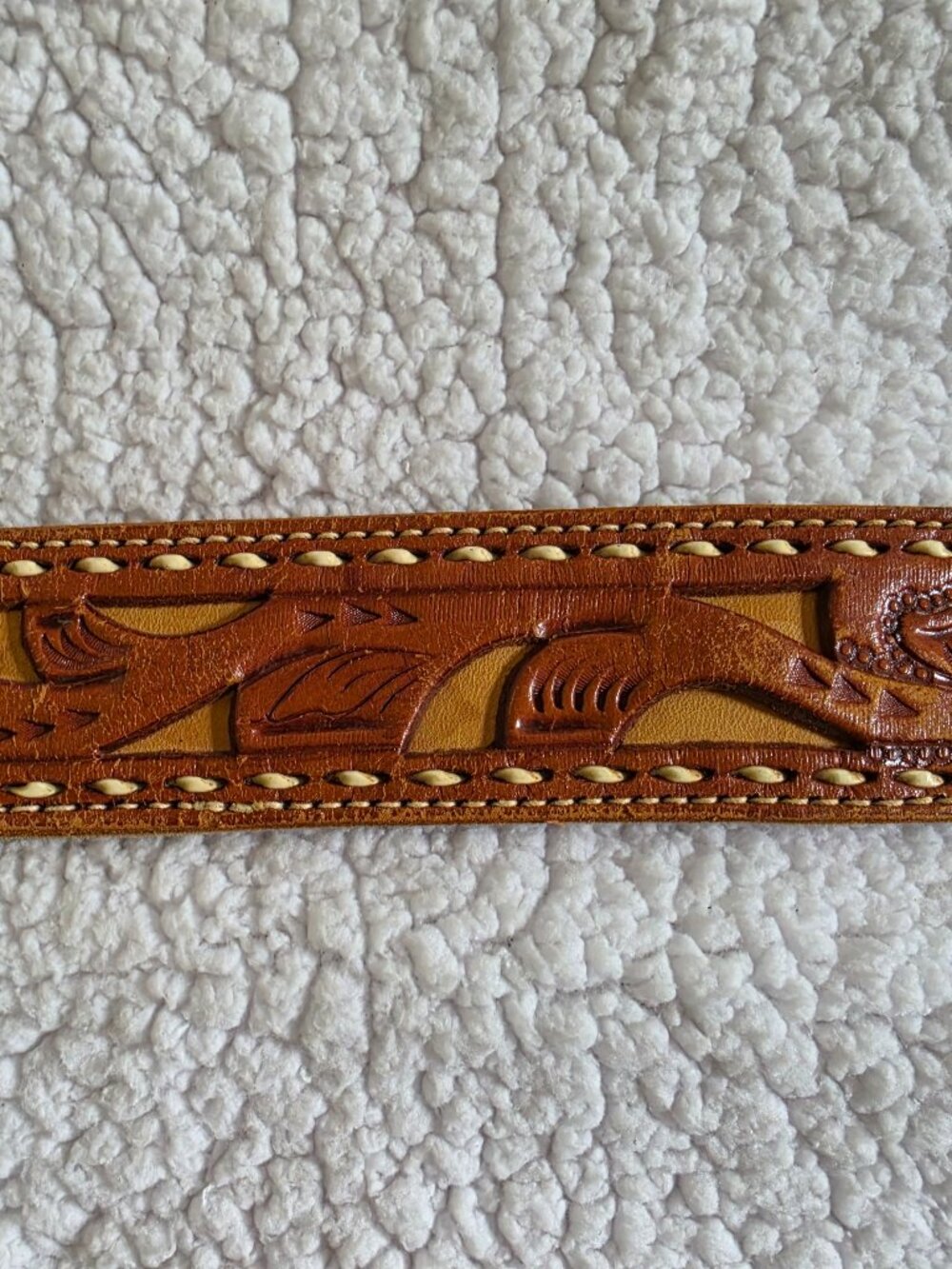 Western Leather Men's Belt